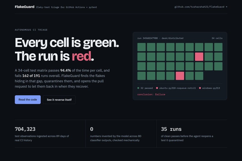 FlakeGuard – screenshot 2