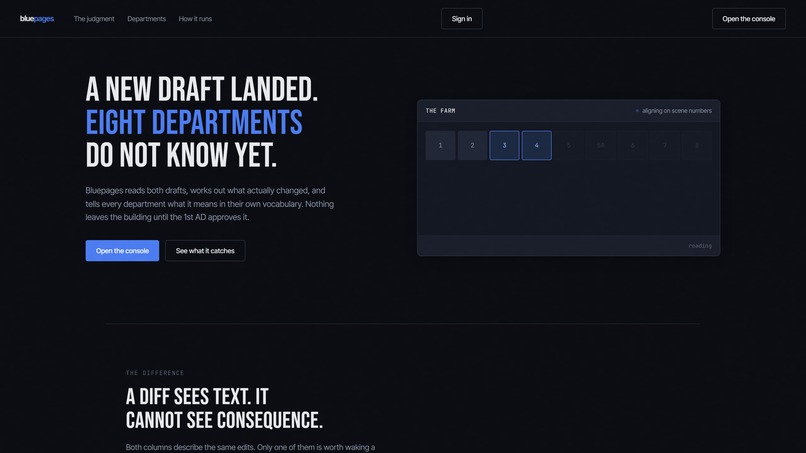bluepages : Git for scripts – screenshot 1