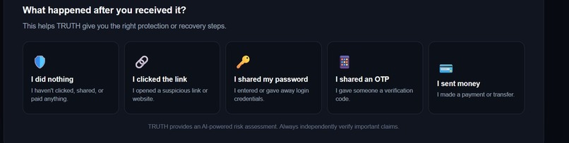 TRUTH — AI-Powered Scam Detection & Response System – screenshot 6