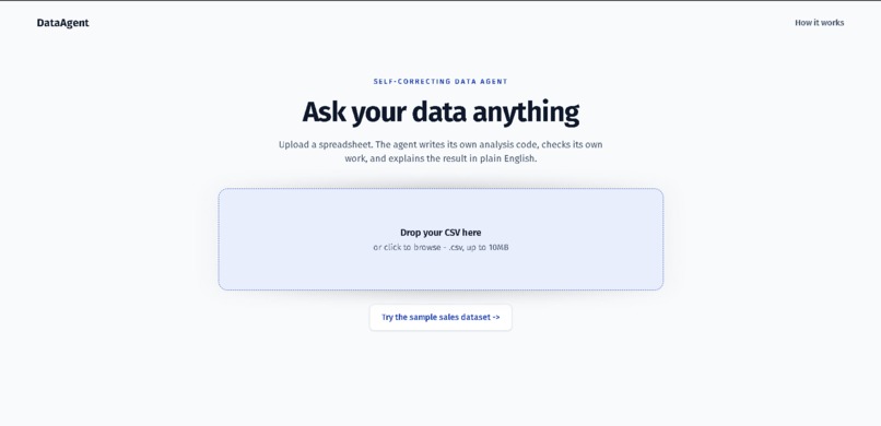 DataAgent – screenshot 1