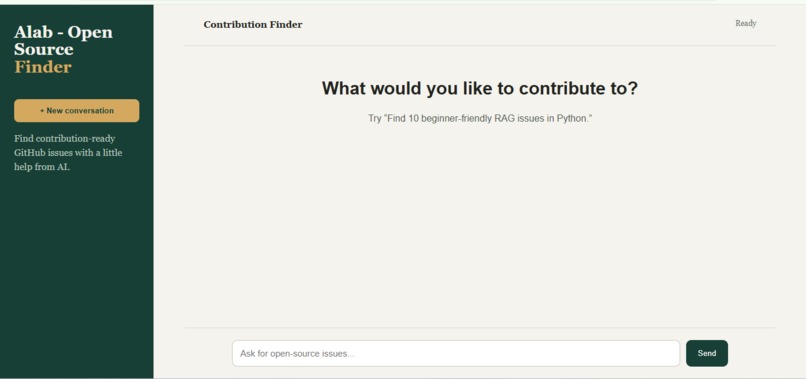 alab-opensource-finder – screenshot 1