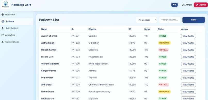 NextStep-Care – screenshot 3
