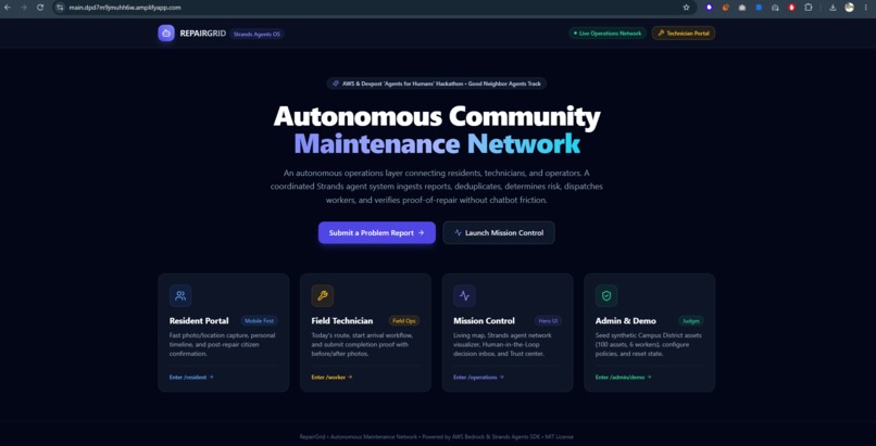 RepairGrid – screenshot 1