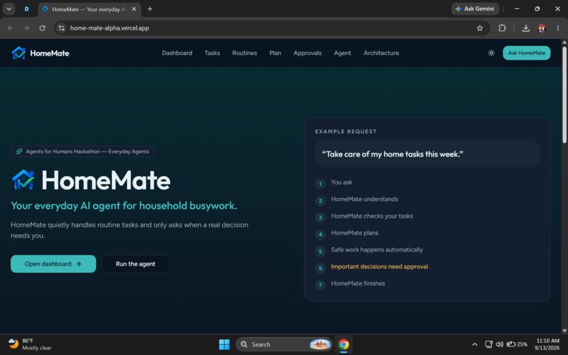 HomeMate – screenshot 1