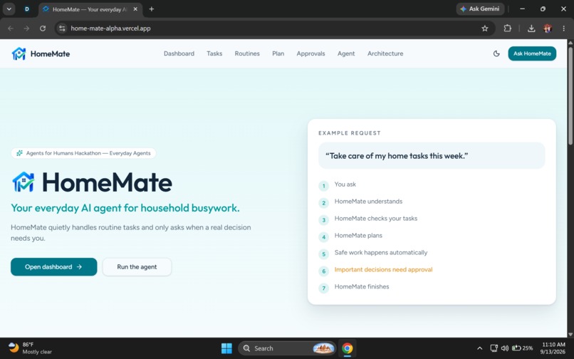 HomeMate – screenshot 2