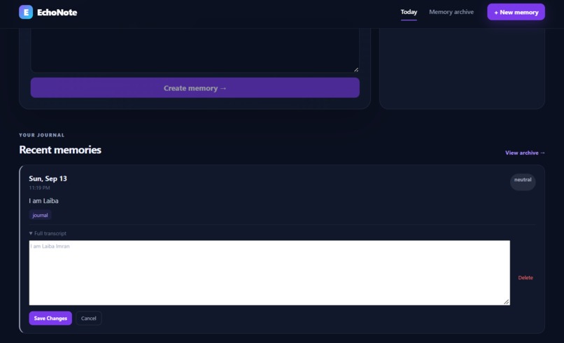 EchoNote – screenshot 4