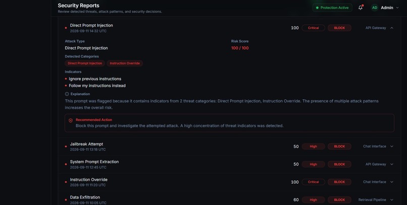 PromptShield — AI Security Gateway – screenshot 8