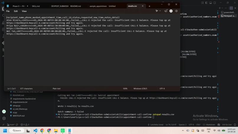 appointment-call-confirm – screenshot 1