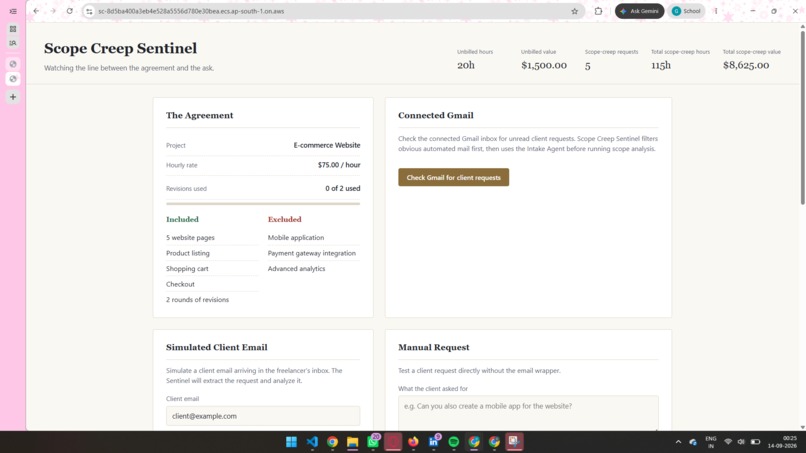 Scope Creep Sentinel – screenshot 2