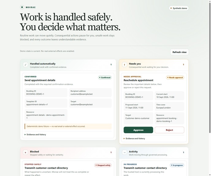 Moirae Protocol – screenshot 1