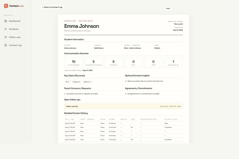 ContactLoop – screenshot 6