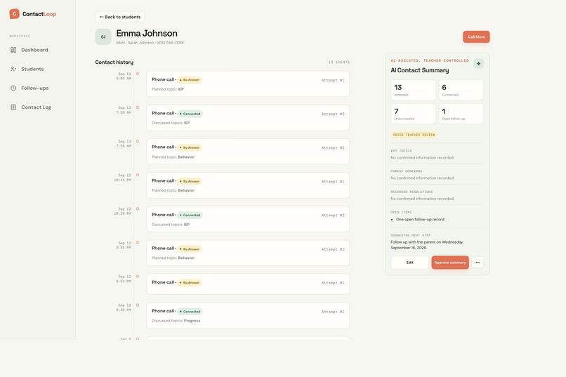 ContactLoop – screenshot 5