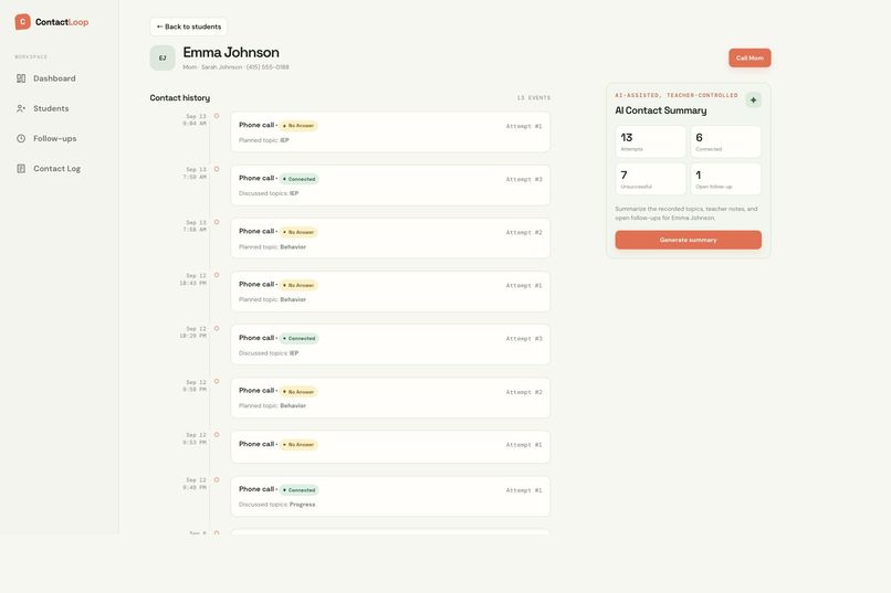 ContactLoop – screenshot 3