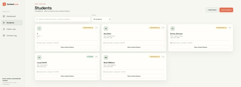 ContactLoop – screenshot 4