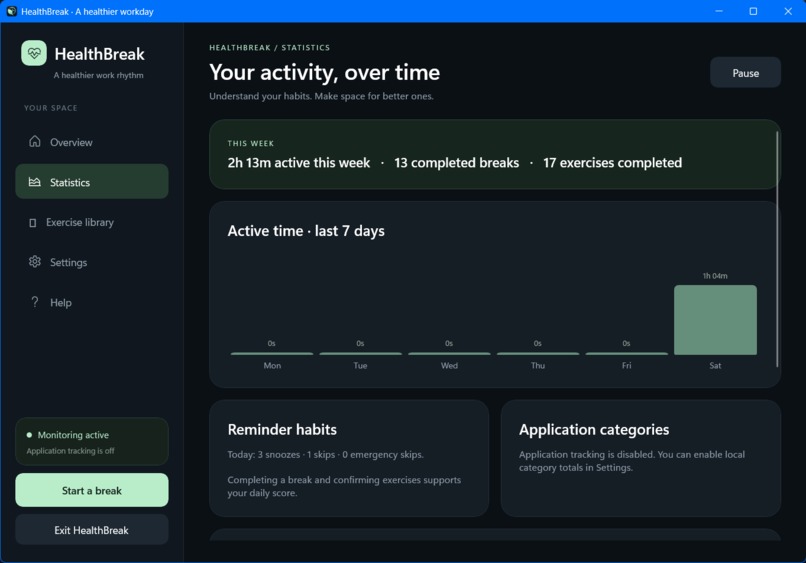 HealthBreak – screenshot 5