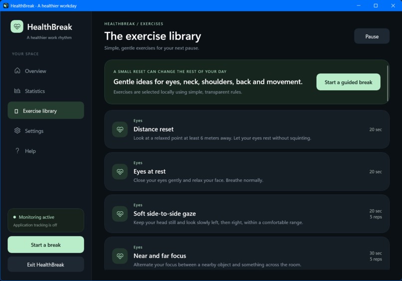 HealthBreak – screenshot 4