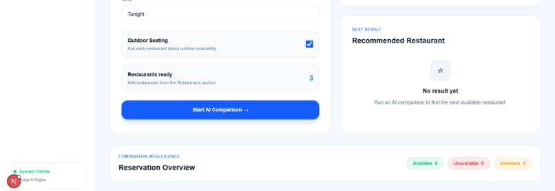 CallForge AI — Restaurant Reservation Agent – screenshot 3