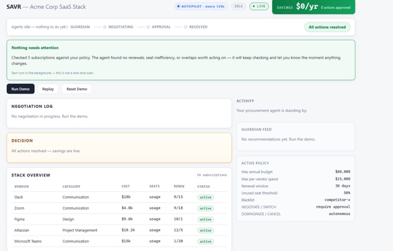 Savr – screenshot 1