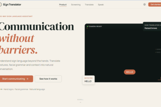 SignSense — Sign Language Translator