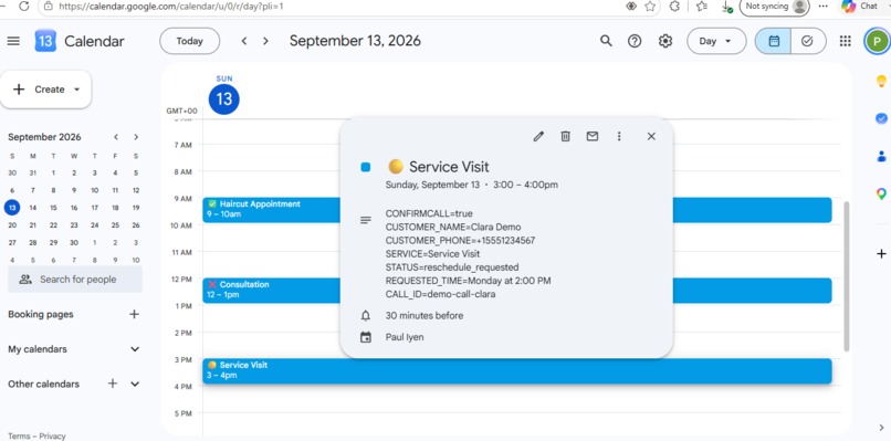 ConfirmCall – screenshot 4