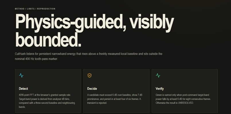 CutHush – screenshot 2