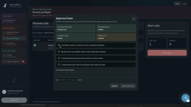 Care Call AI – screenshot 4