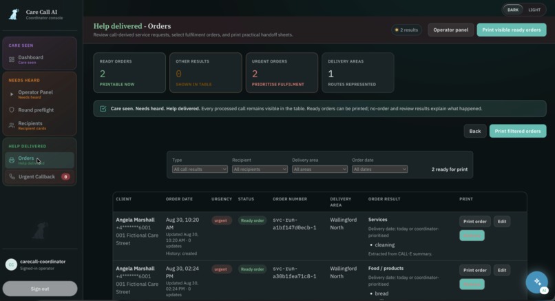 Care Call AI – screenshot 5