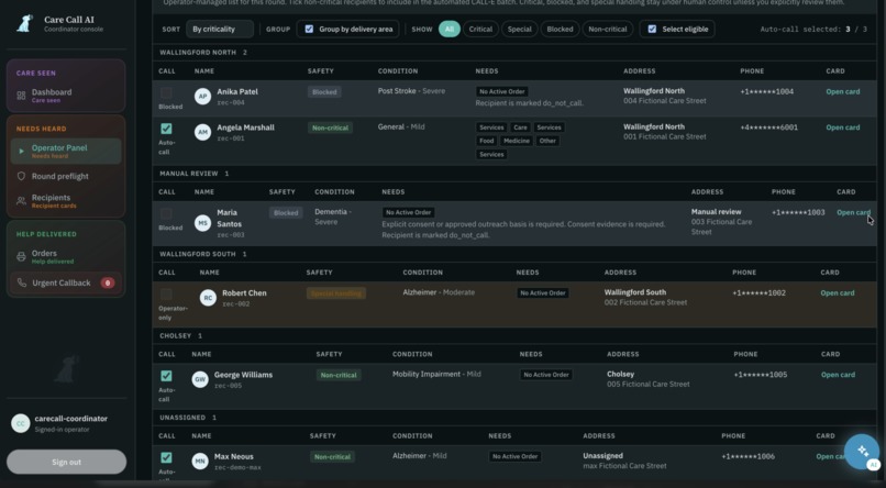 Care Call AI – screenshot 3