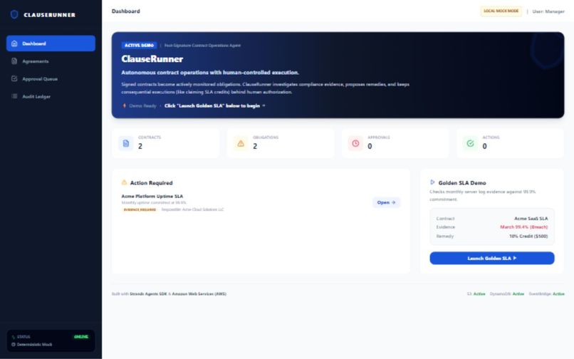 ClauseRunner – screenshot 1