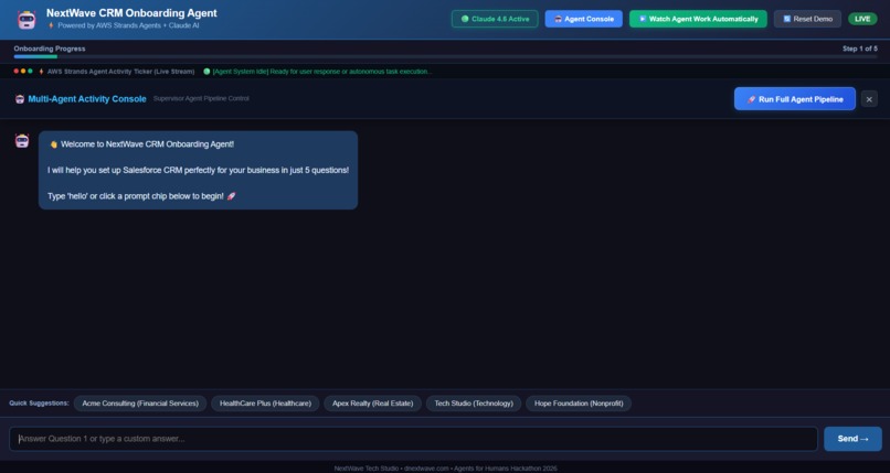 CRM Onboarding Agent – screenshot 2