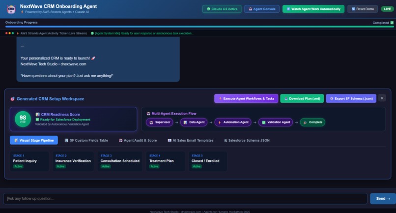 CRM Onboarding Agent – screenshot 3