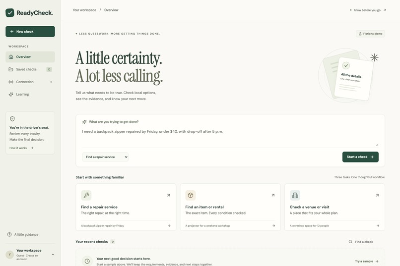ReadyCheck – screenshot 1