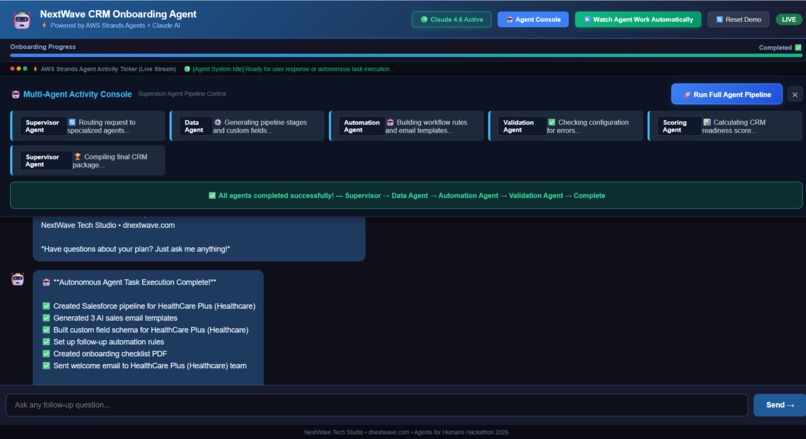 CRM Onboarding Agent – screenshot 5