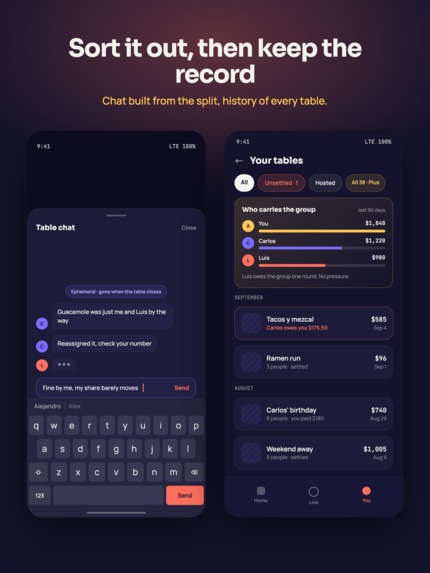 Splyt: Plans. Places. Paid – screenshot 1