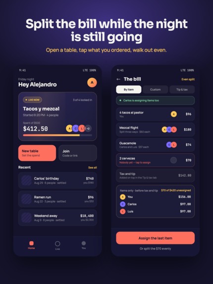 Splyt: Plans. Places. Paid – screenshot 2