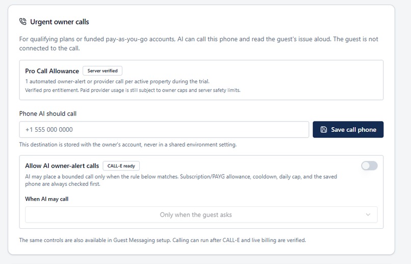Auto Property Manager with CALL-E – screenshot 2