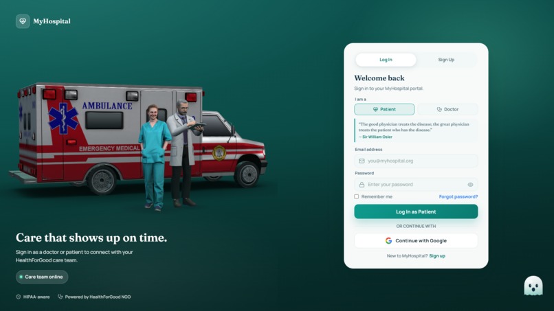 MyHospital – screenshot 2