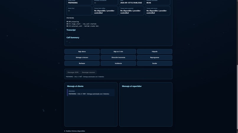 Atenea Call — Last Mile Delivery Assistant – screenshot 1