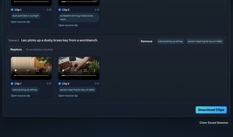 ScriptToClips – screenshot 5