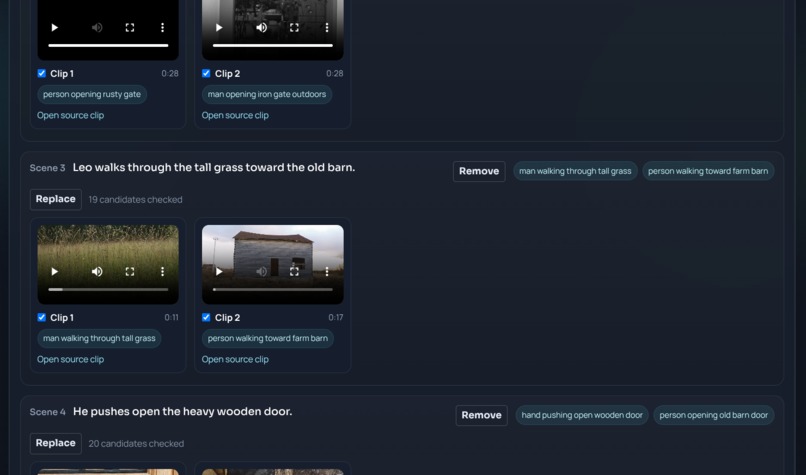 ScriptToClips – screenshot 4