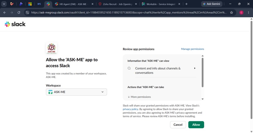 ASK-ME – screenshot 2