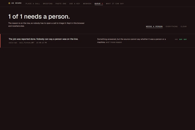AsHeard – screenshot 2
