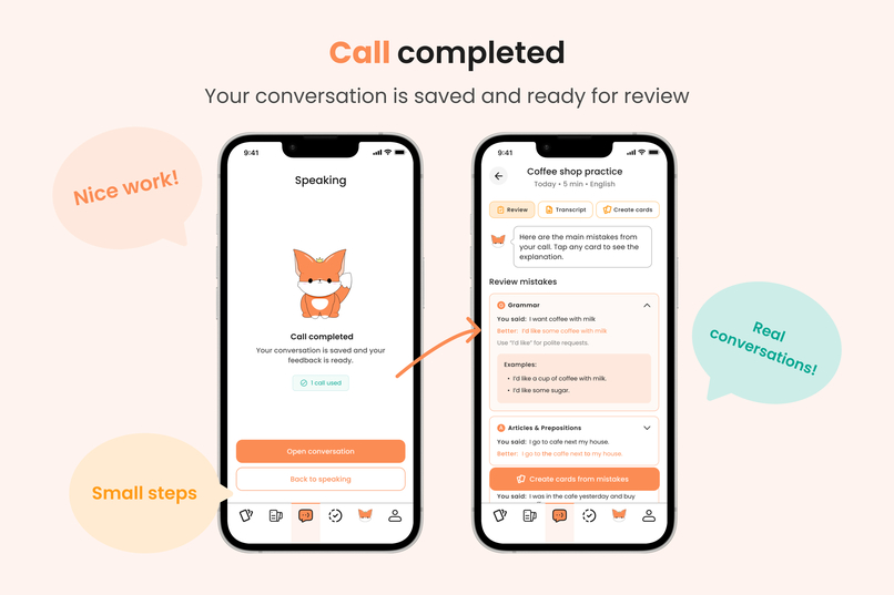 Tanaroom — Practice English by Phone – screenshot 2