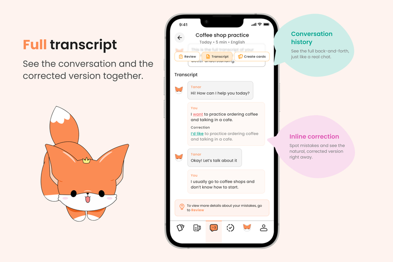 Tanaroom — Practice English by Phone – screenshot 3