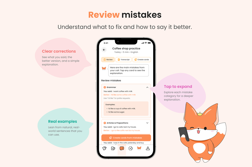 Tanaroom — Practice English by Phone – screenshot 5