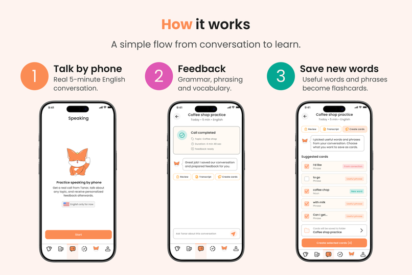 Tanaroom — Practice English by Phone – screenshot 6