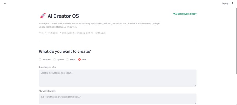 AI Creator OS – screenshot 1
