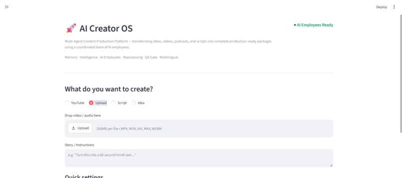 AI Creator OS – screenshot 3