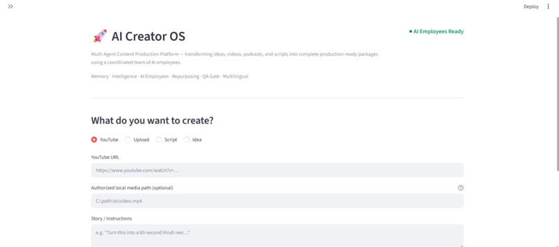 AI Creator OS – screenshot 4