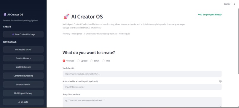 AI Creator OS – screenshot 5